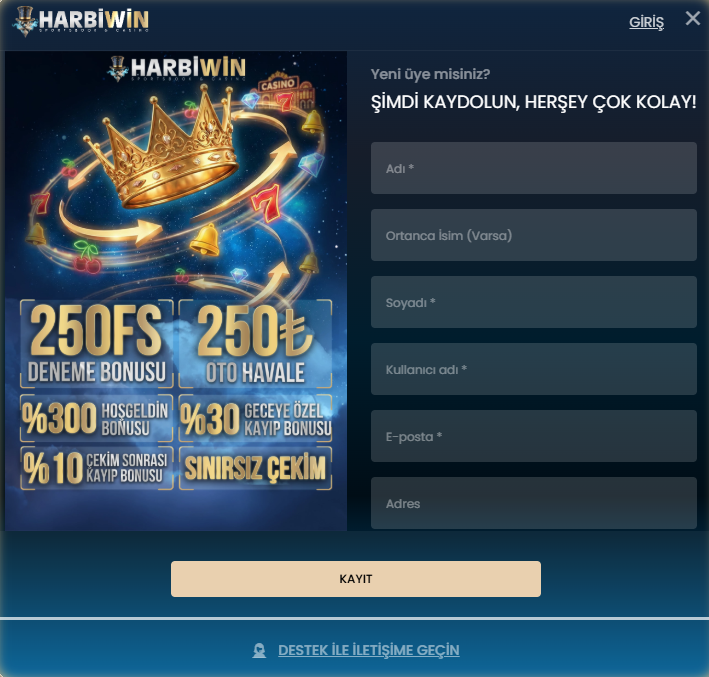 harbiwin kayıt